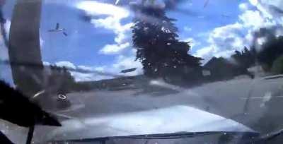 Massive car accident caused by street racing (unknown if anyone was injured or died)