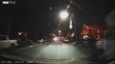 [Vantrue S1] A buck was calmly walking down the center of the road while on my morning commute to work yesterday. Scared the crap out of me.