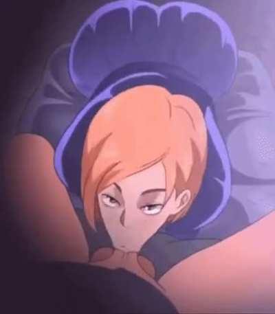 I guess, she's a cock sucker