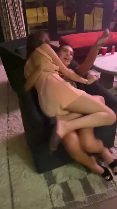 Charlotte D'alessio drunk with Sydney Carlson