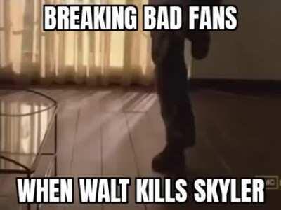 You should have seen the state of r/breakingbad when this scene happened