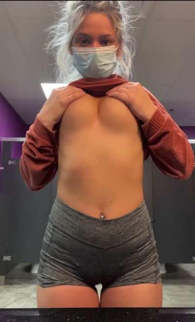 Working out and showing off!