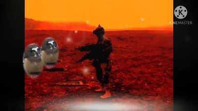 You get one when you enter the middle east