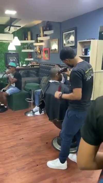 Who’s trying to pull up to this barber shop?🤩🤤
