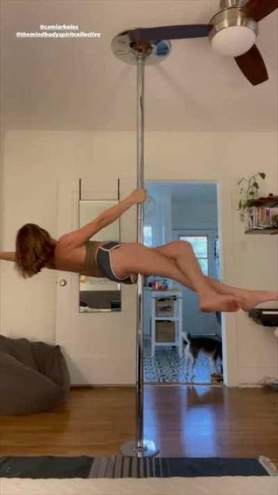 ass hanging out on the pole (new 6/30/2021)