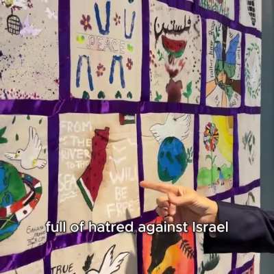 Israel's UN ambassador Danny Danon accuses drawings by children as hateful and gets them removed