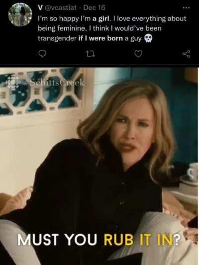 That last sentence was unexpectedly cruel.