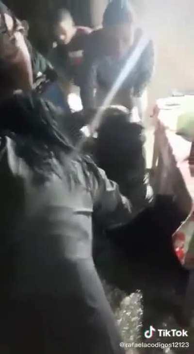 Grabbing a beer at the bottom of the barrel