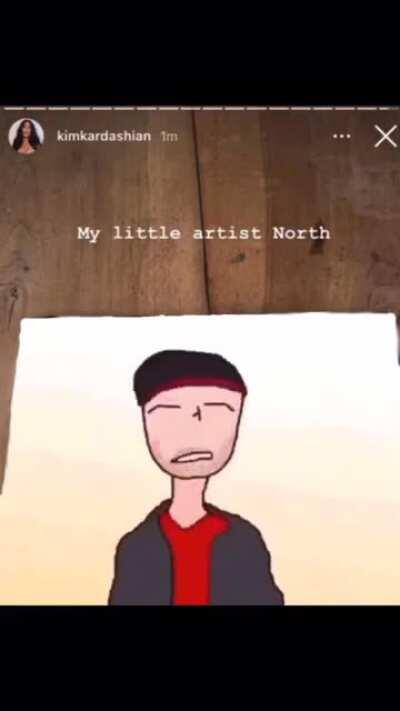 my little edgy artist north