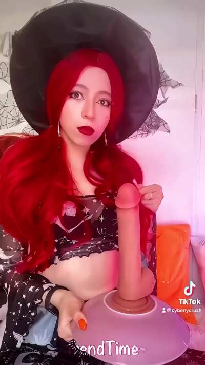 Happy Halloween 🎃 TikTok dildo ride 🔥