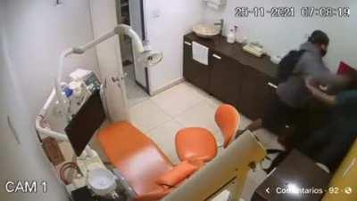 [CABA] Chorro golpea a empleada de un centro odontológico en Paternal