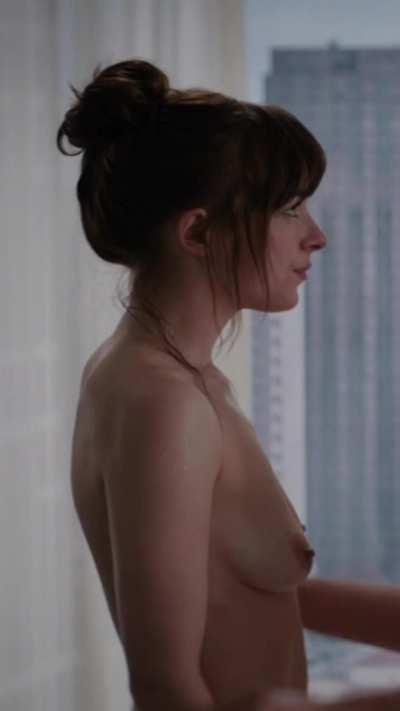 Dakota Johnson TOPLESS in 'Fifty Shades of Grey' (2015)