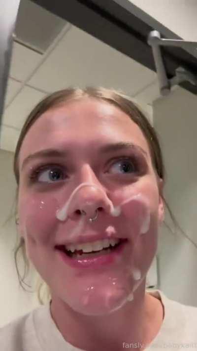 Walking around campus