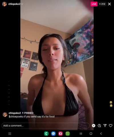 IG Girl show Booty & Boobs tits naked