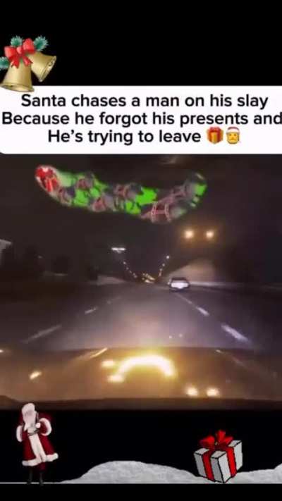He left his presents on the highway 😔😔💔💔💔
