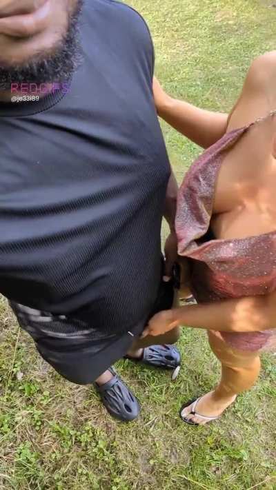 I can't keep my hands off of his cock 