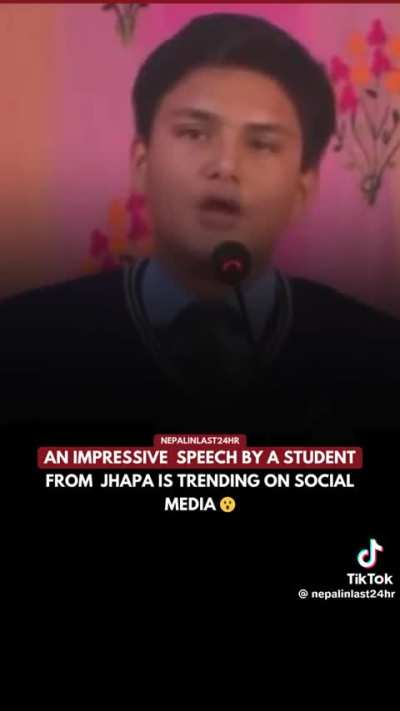 Do NOT let this kid become president of Nepal bro is giving Austrian painter vibes 😭💀