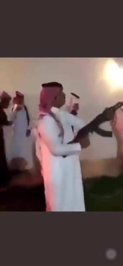 He said “excuse me guys” and kept going