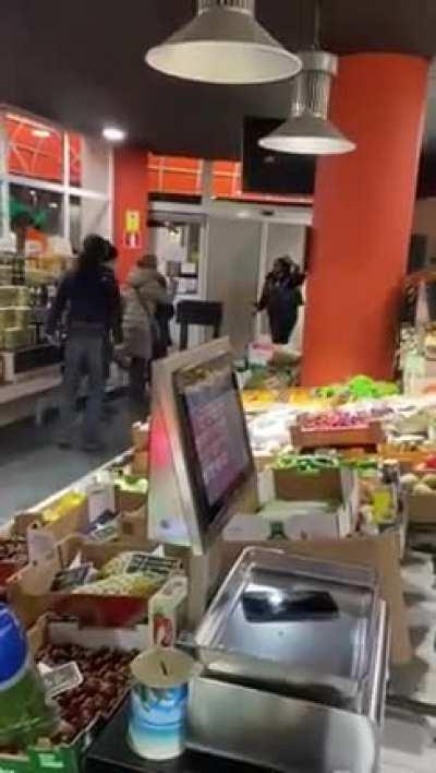Very Entitled Lady gets caught shoplifting, destroys the story, and then takes a crap on the floor.
