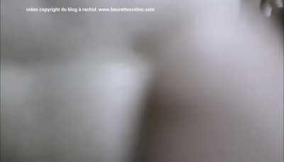 White girl takes an Arab cock in her ass - Rebeu prend les fesses d'une meuf blanche