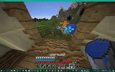 I set my friend on fire and tried to save him. He chose the wrong direction for saving himself.