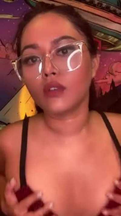 I have something delicious for you, give me your tongue!