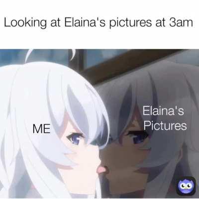 She also says to herself that shes pretty