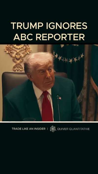 Trump ignores ABC reporter after Stephanopoulos interview