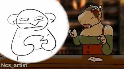 How npcs see the Dragonborn (@ArtistNcs)