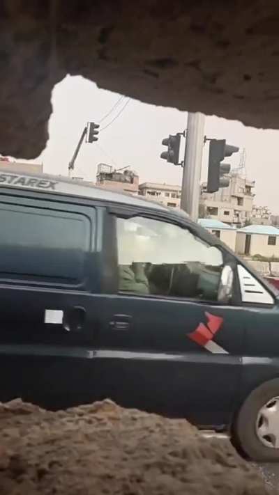 Schoolgirl insists on taking a guard's gun.