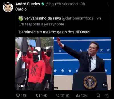 Mas alguém ainda duvidava que era o mesmo gesto?