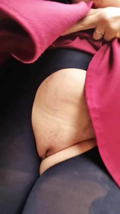 Playing peekaboo in with pedestrians