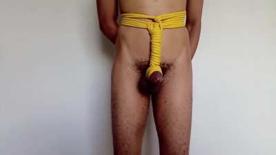 Hi guys, I made a tutorial showing how to make this dick tie. Check the comments if you interested.