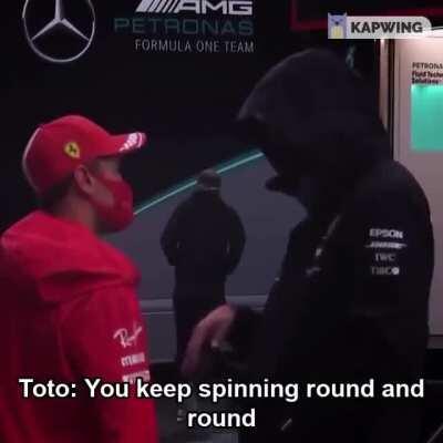 DAE think Seb spins a lot?