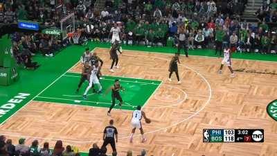 [Highlight] Harden pulls the trigger and hits another 3 as the shot clock runs down late in the 4th Quarter