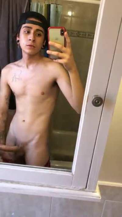 Stroke or suck my teen cock