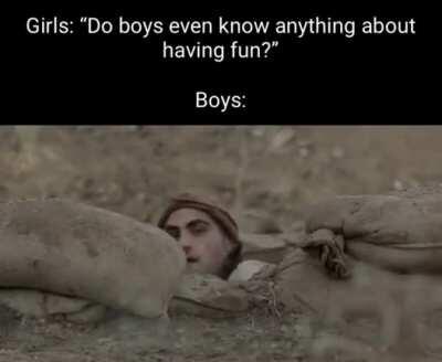 Ik it’s a boy v girl meme but still