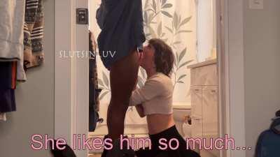 Your girlfriend seems to like the party 