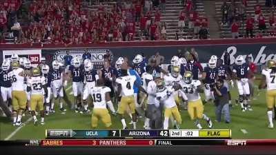 Fake referee triggers chaos