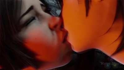 Mei & Lara Croft & Tifa Lockhart & Triss Merigold (TheRopeDude) [Overwatch;Tomb Raider;Final Fantasy; The Witcher] 