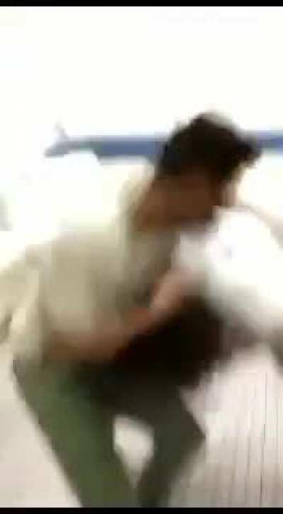 Ware ma pedophile gets jumped for touching girl's