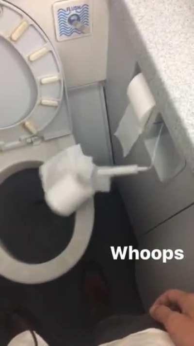 Aggressive toilet