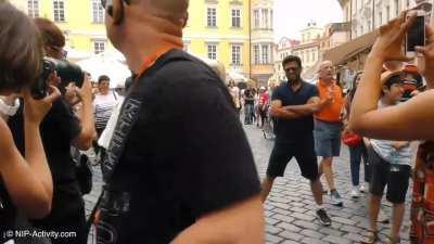 She's a tourist attraction of her own