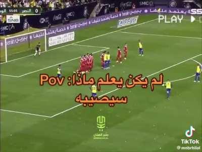 He didn’t know what penaldo was preparing for him