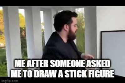 just a stick figure
