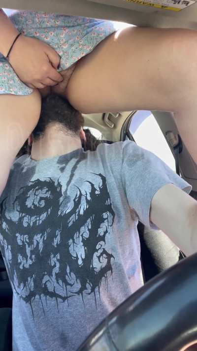 He was thirsty so I made him pull over 