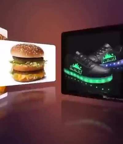 I think he likes MacDonalds