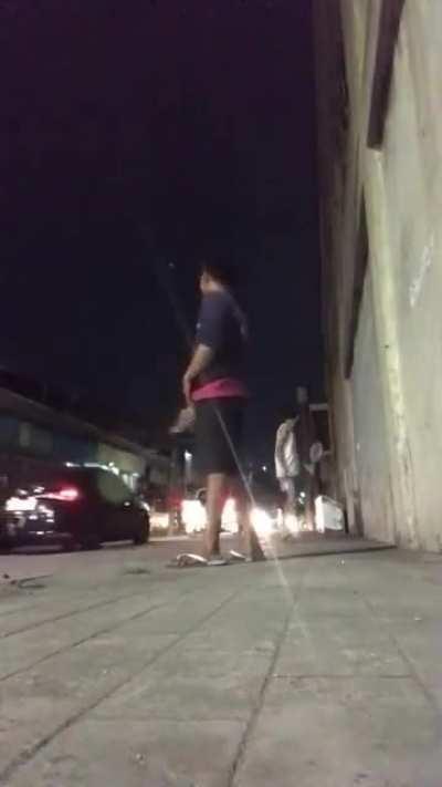 Brilliant move in Badminton