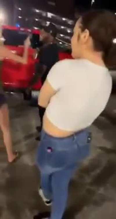 WCGW slapping a man in public place