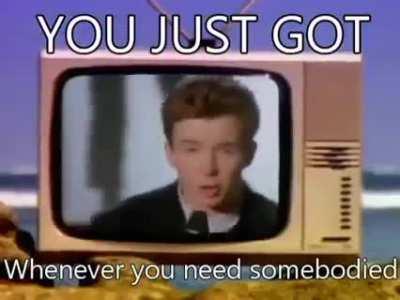 its totally not a rickroll